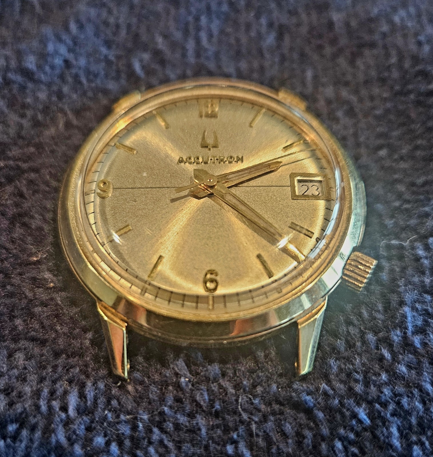 Bulova Accutron 218 N6 1976 Tuning Fork Watch Running