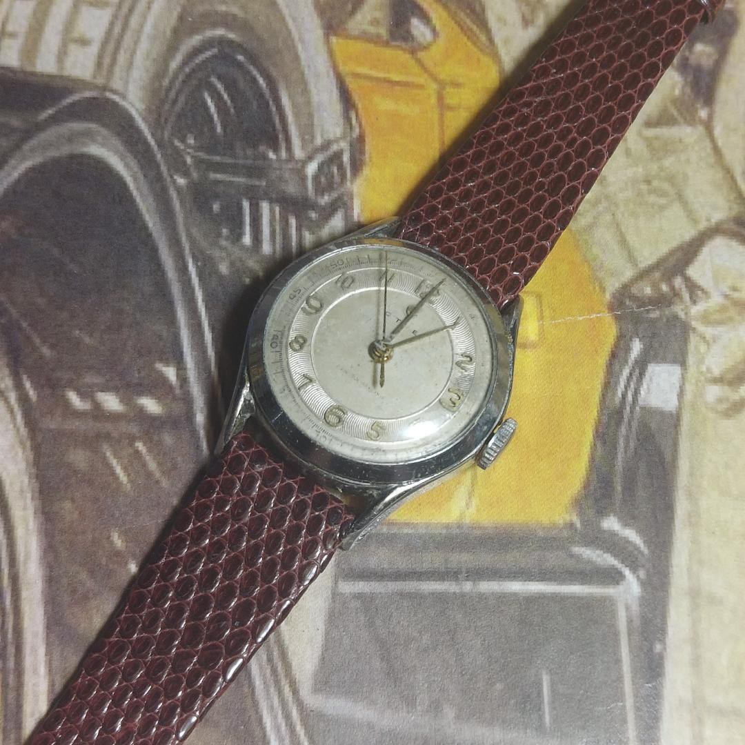 Antique CITIZEN 1950s Center Second Manual Watch 22cm 8.66in Working Rare Japan