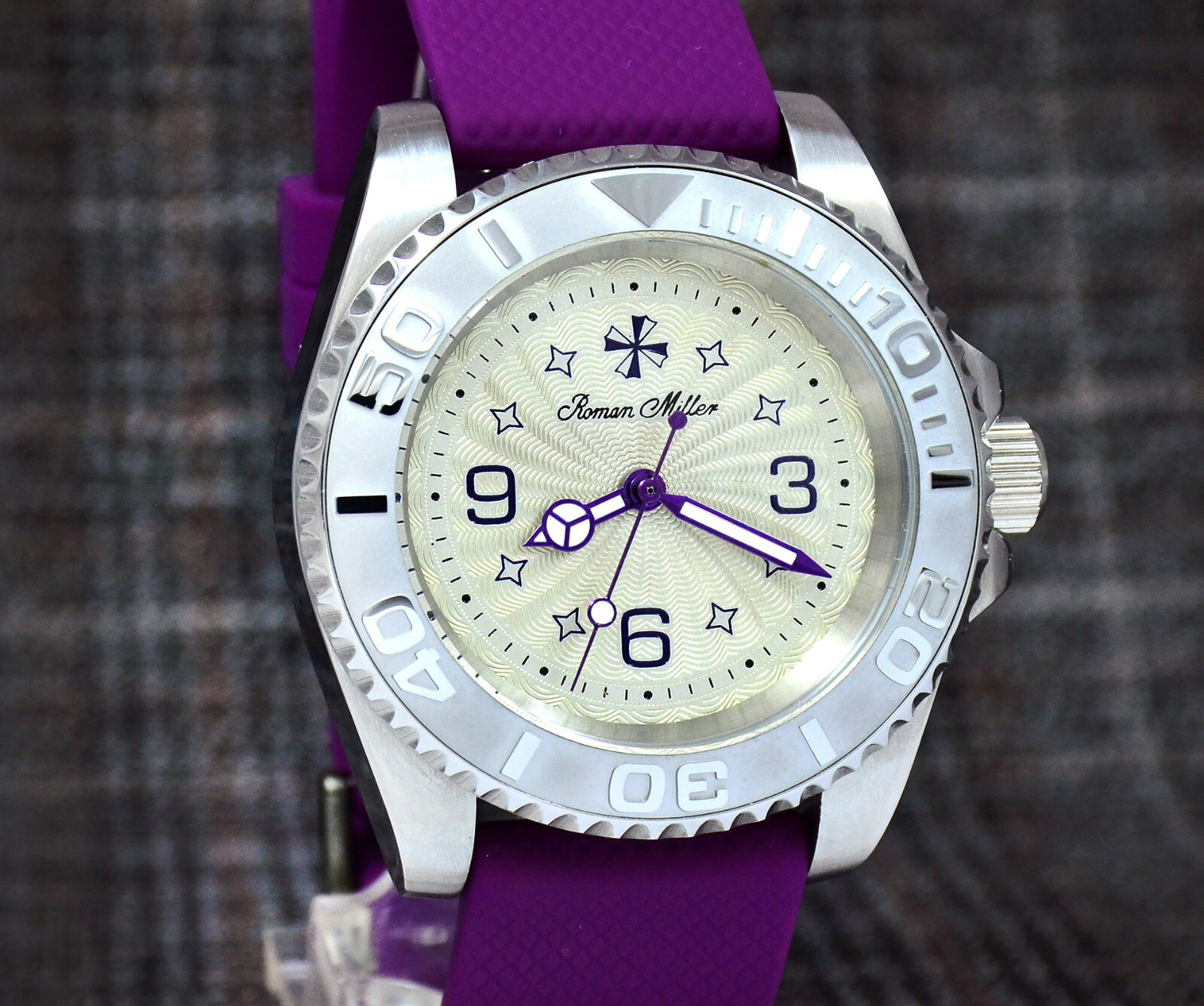 Men’s Diver Watch Automatic Custom Made Watch Sapphire Glass Engraved watch