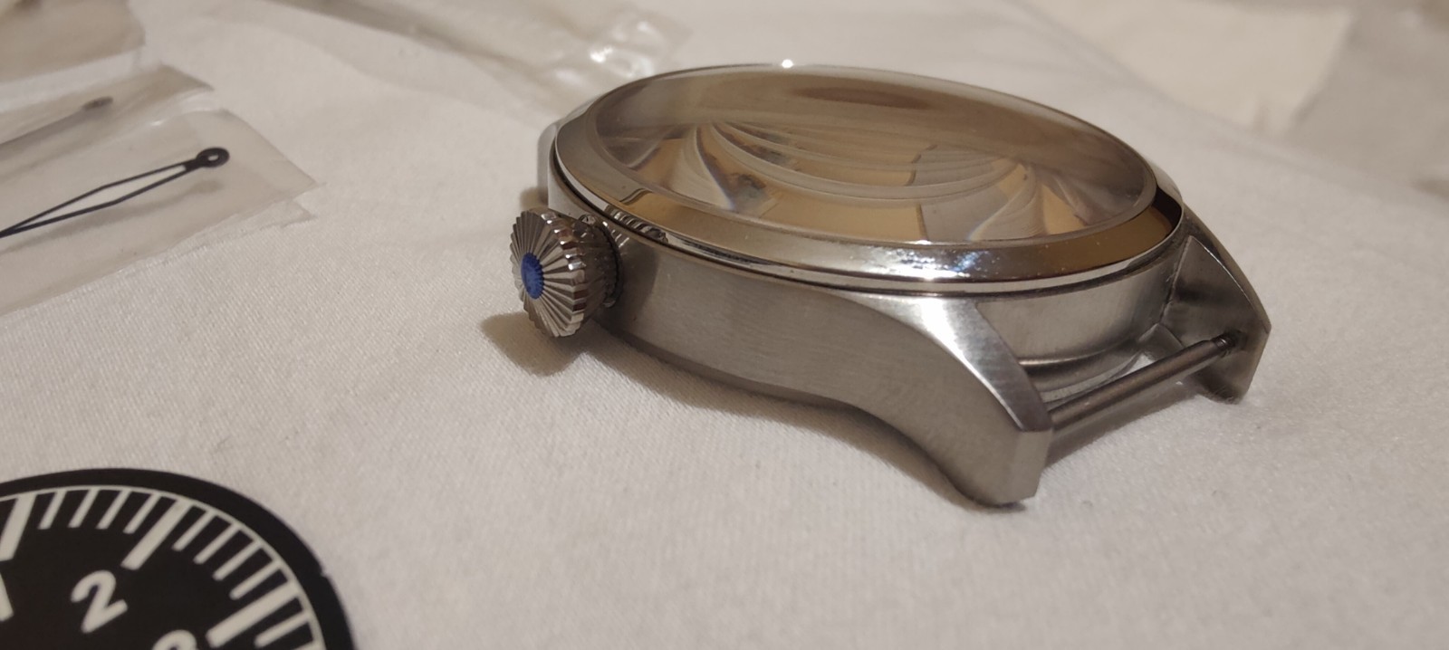 RARE DEBAUFRE Nav B 6497 Dial, Case, Hands, Crown. Brand New PARTS ONLY