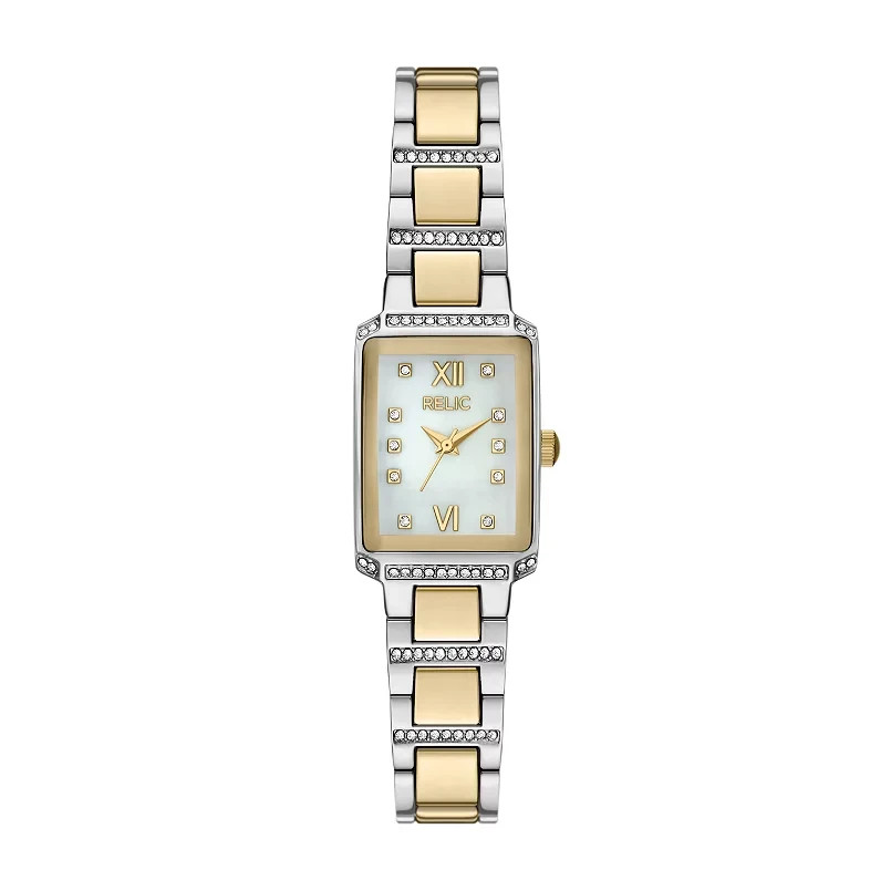Relic by Fossil Women’s Natalie Three-Hand Two-Tone Alloy Watch ZR37304
