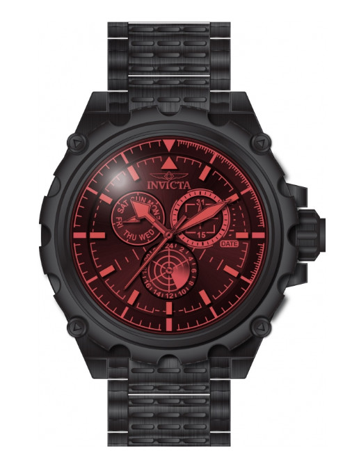 Invicta Coalition Forces Spline Command Mens 50mm Red Tinted Crystal Watch 49203