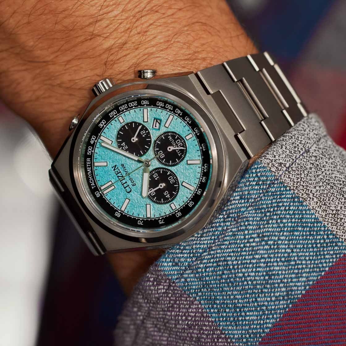 Citizen Zenshin CA4610-85M Super Titanium EcoDrive Blue Dial 42.5 mm Men’s Watch