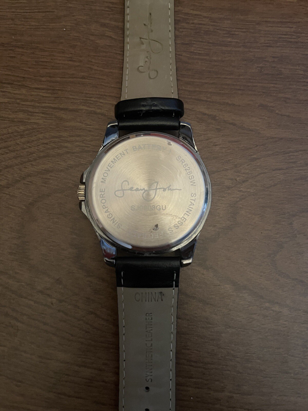Sean John Black And Chrome Watch