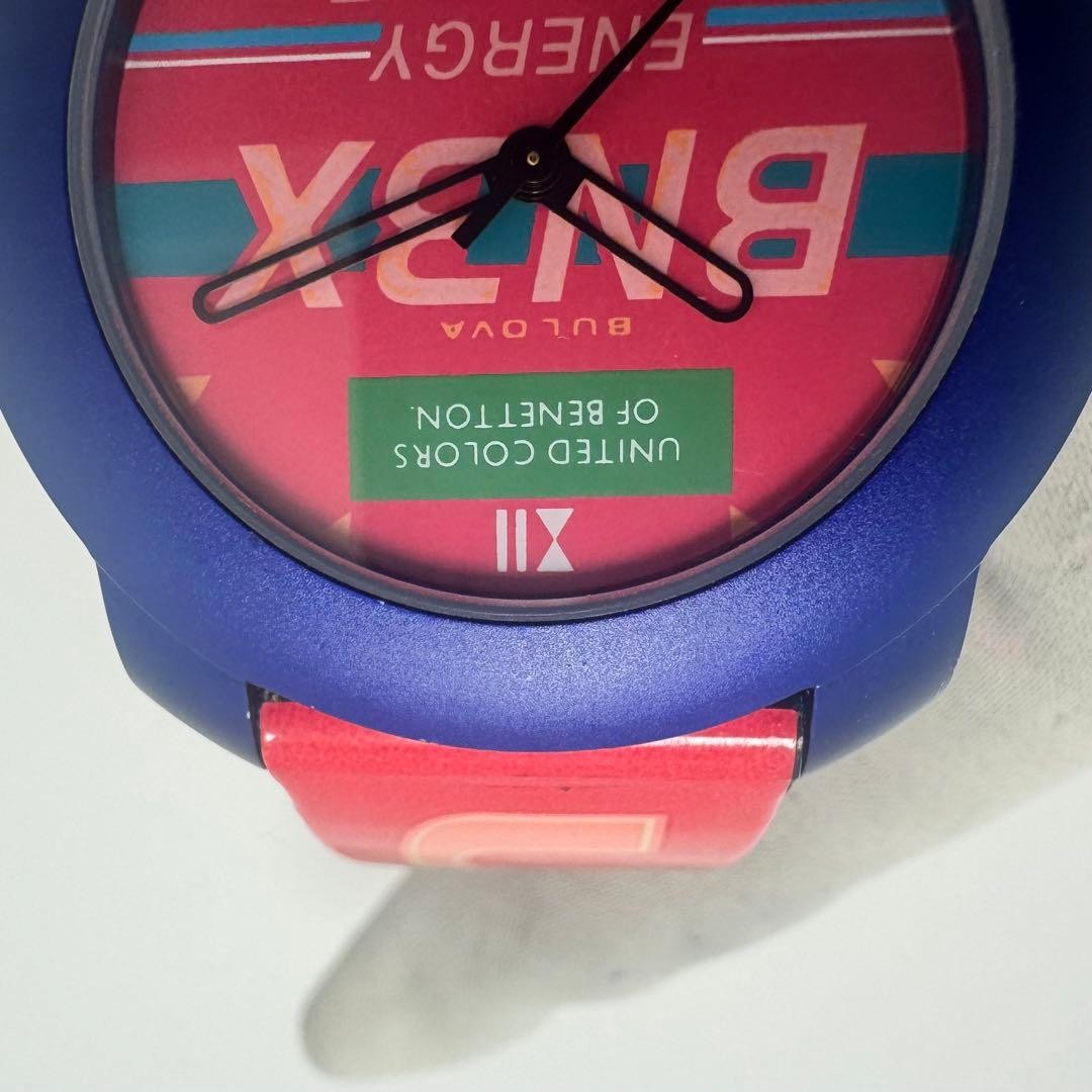 Bulova United Colors of Benetton BN3X Quartz Red Watch