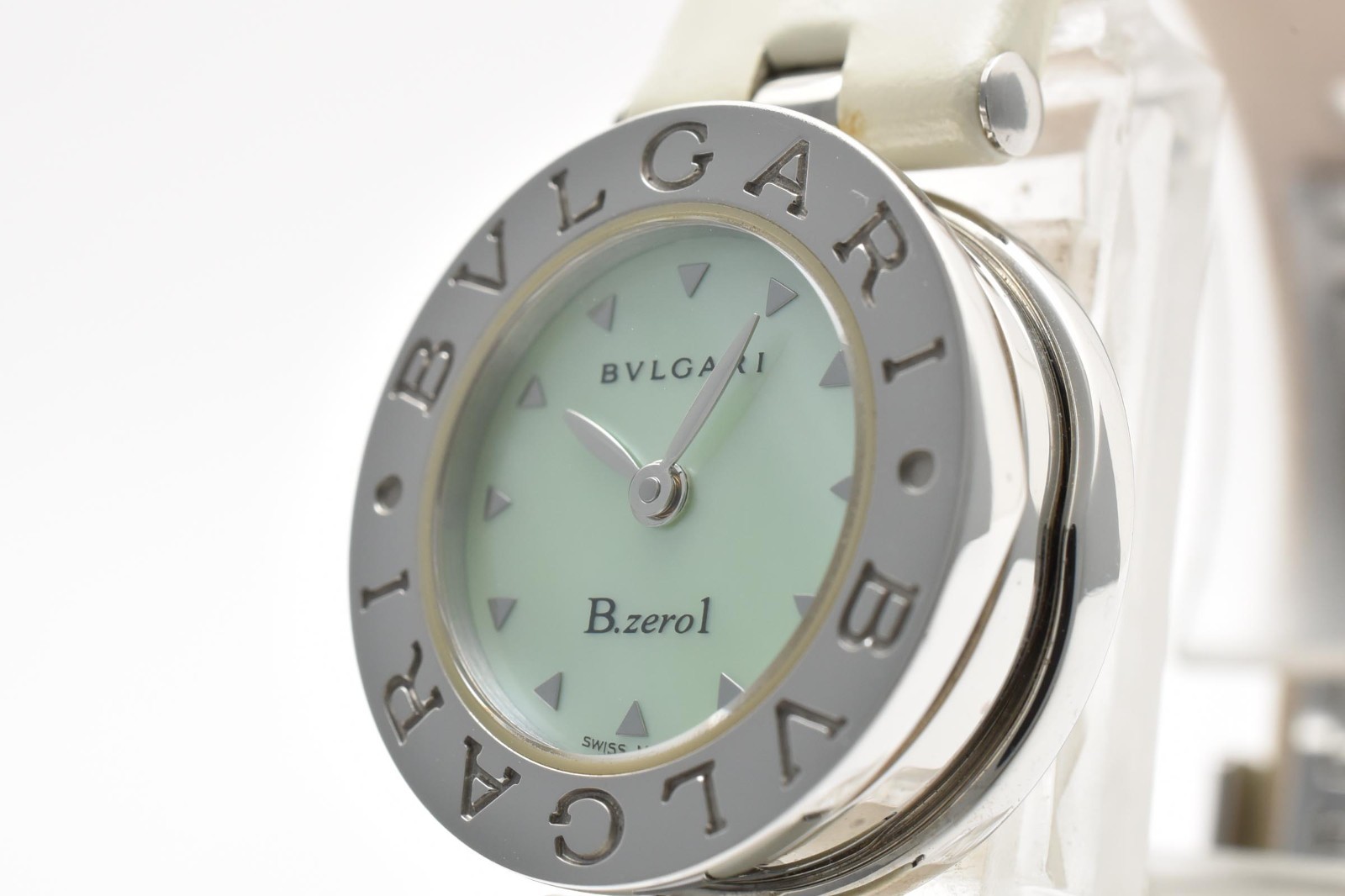 [NEAR MINT in Box] BVLGARI B.zero1 BZ22S SS Band Women’s Quartz Watch JAPAN