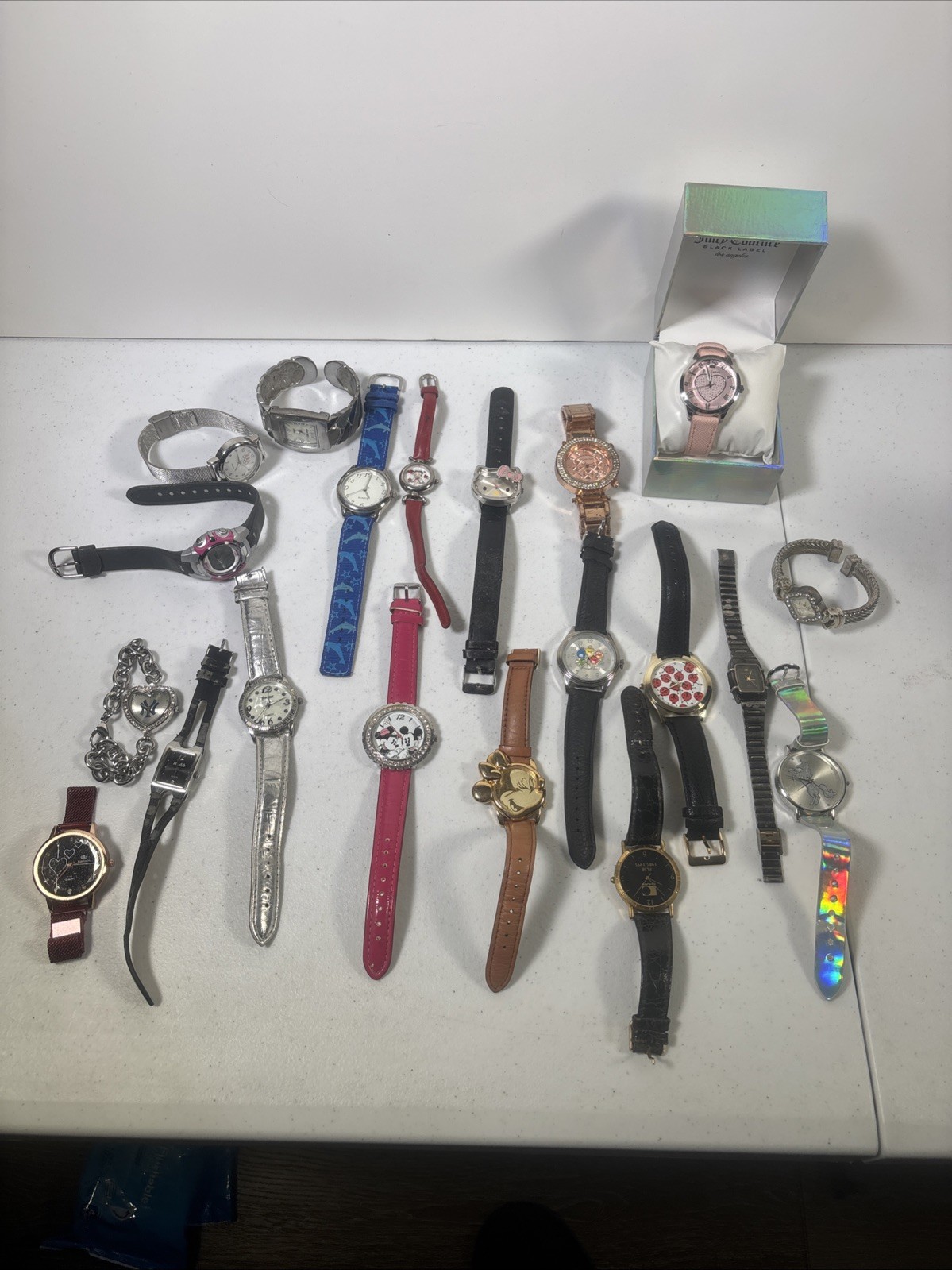 Lot 20Women’s Quartz Watches Stainless Steel Untested for Parts/Repair