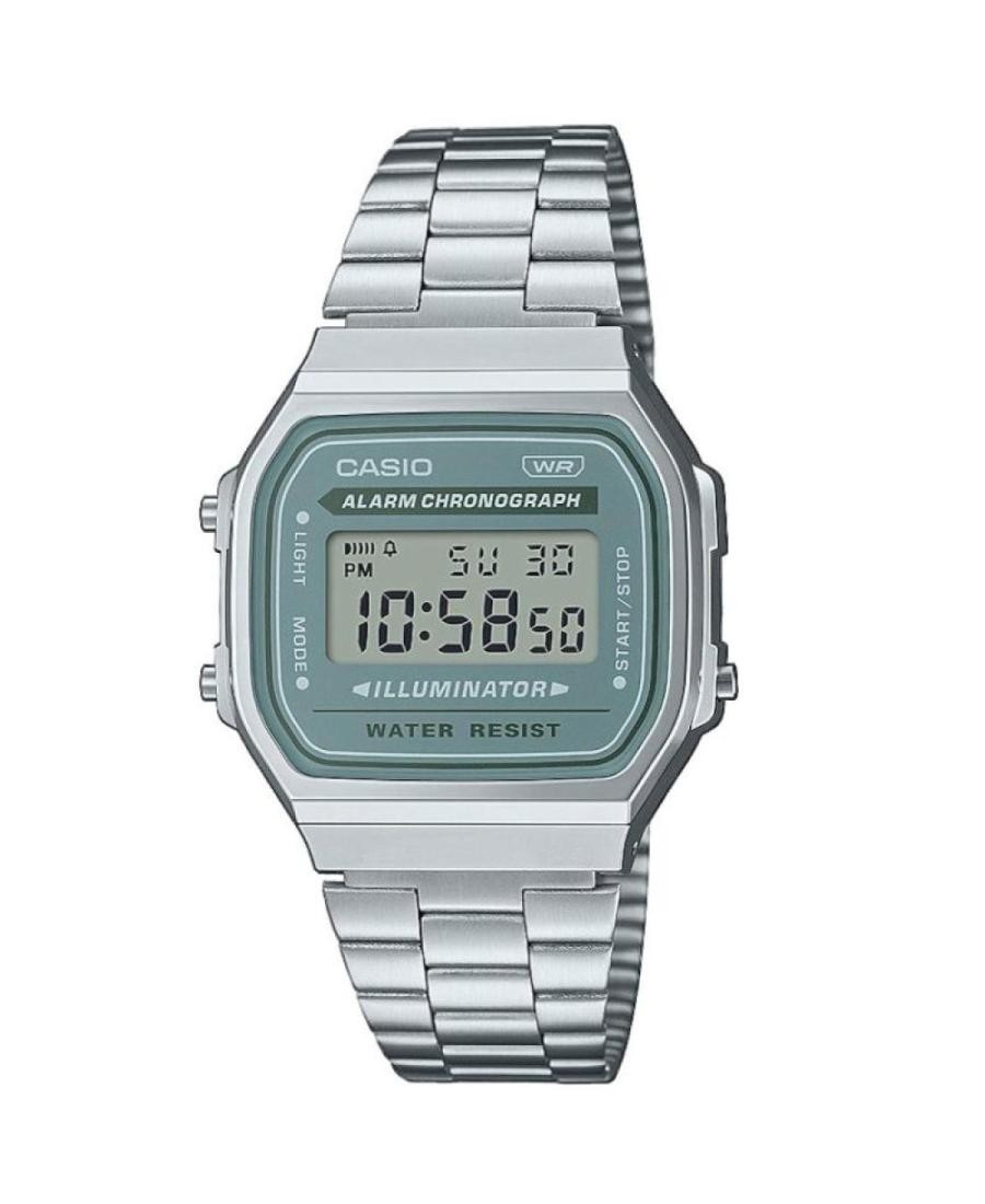 CASIO Women Digital Quartz Casual Watch Classic Dress Green Dial Waterproof Rect