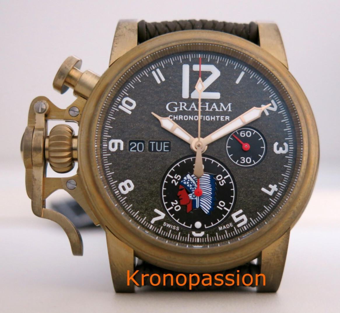 Graham Chronofighter Vintage Overlord 75 Years Anniversary Limited Edition New !