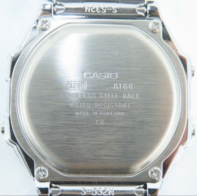 Casio A168WA Watch Japan Tasted Work