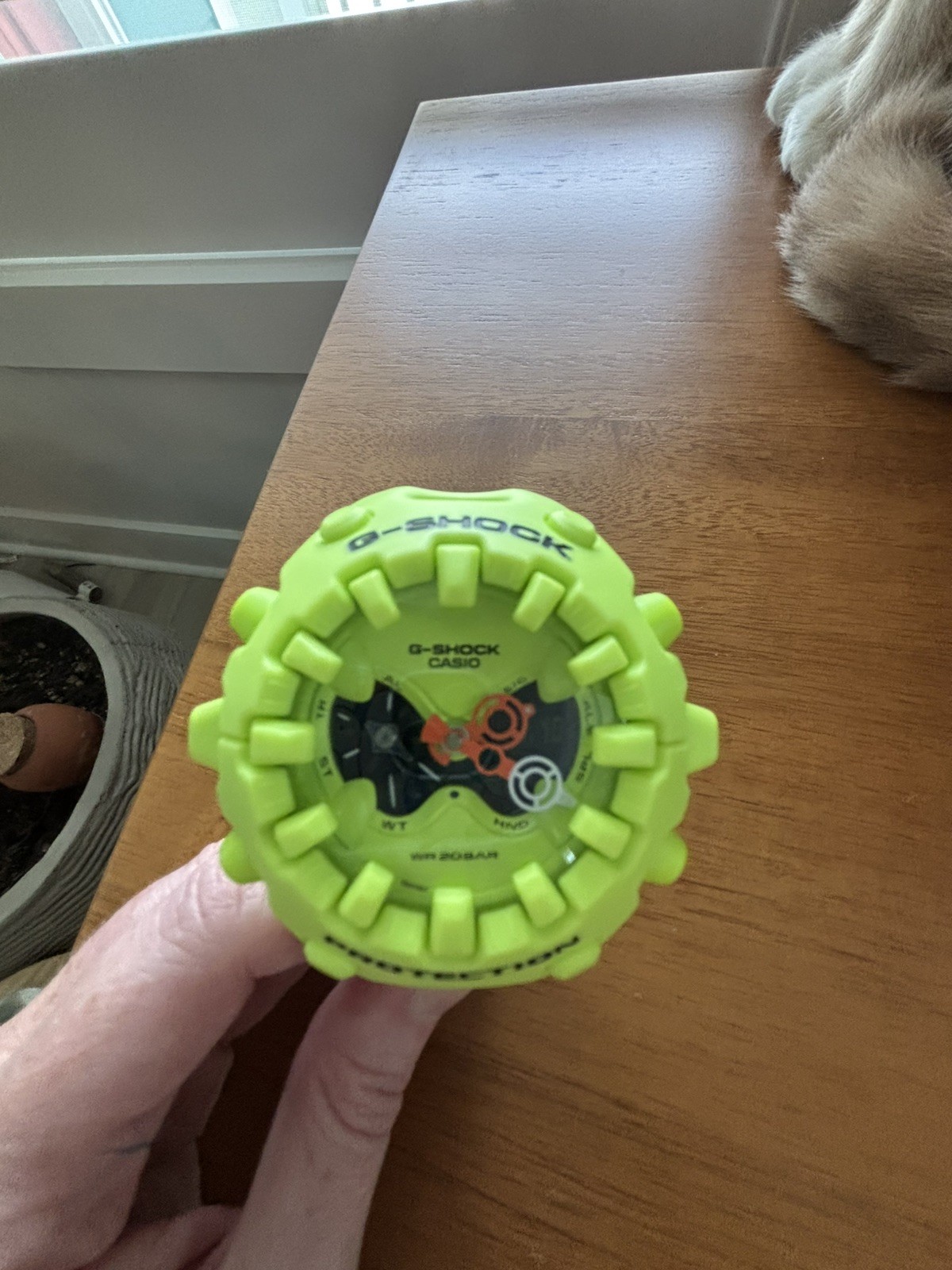 CASIO G-SHOCK GA-V01-9AJF Men’s Watch Big Case Neon Yellow 10Year Battery Japan