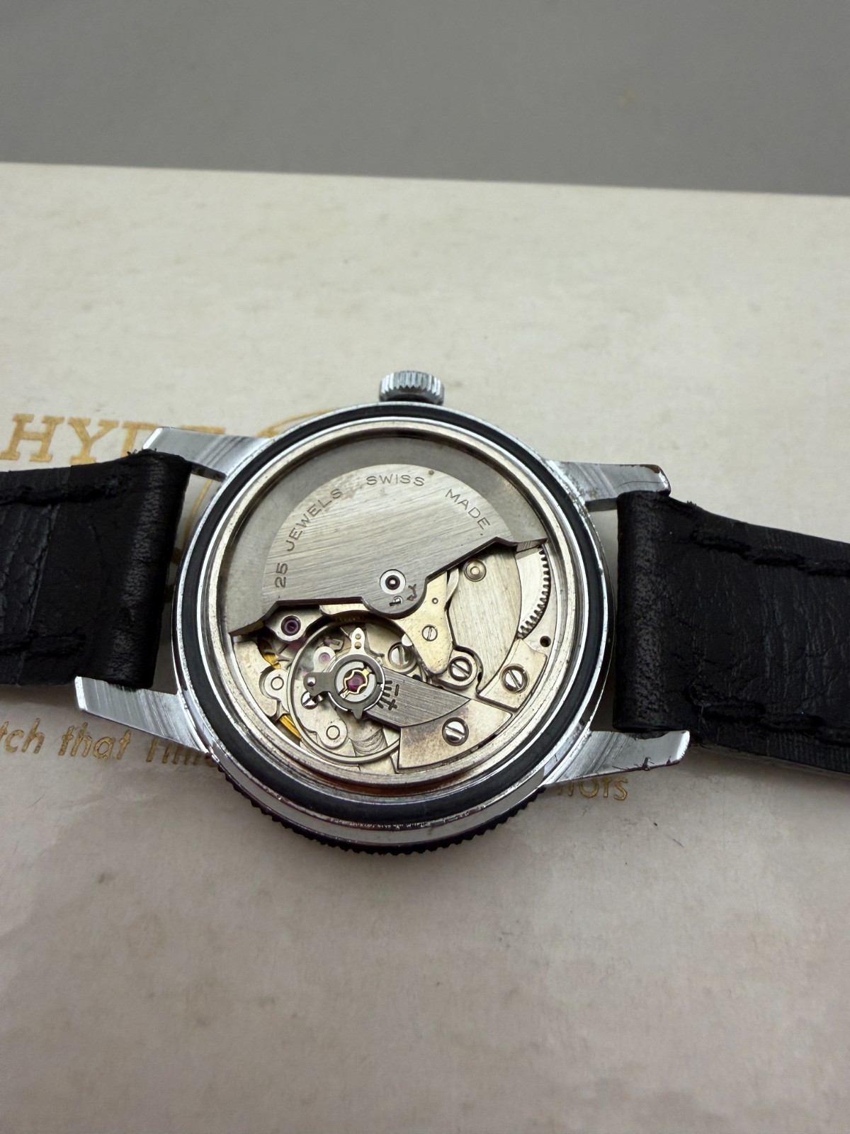 Gallet Solar Automatic 25 Jewel Swiss Vintage Diver Watch Swiss