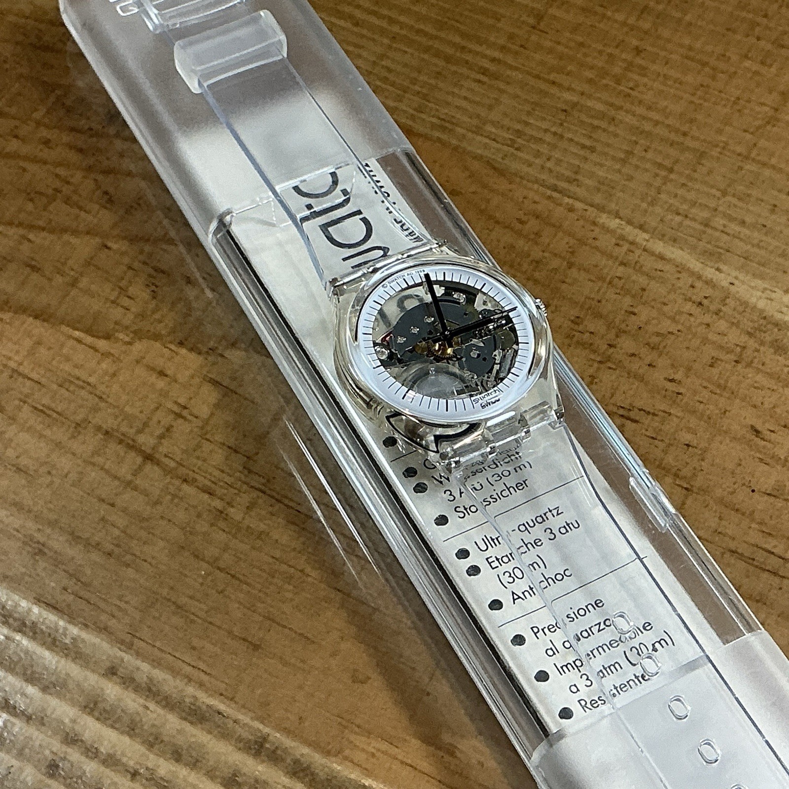 1998 JELLY FISH STYLE – SEE THRU – CLEAR [ NOS ] 34mm