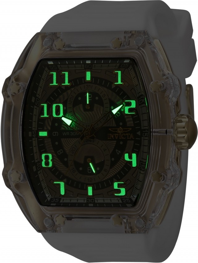 Invicta Men’s Racing 48.5mm Gold Bezel VH61 Quartz Watch IN-48712
