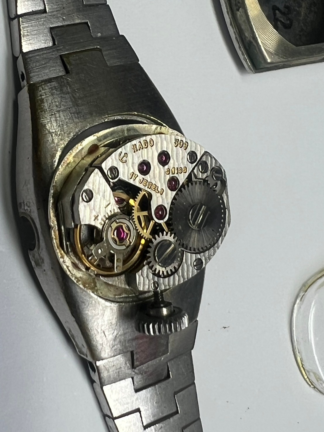 Rado lady watch cal 309 manual winding sell as running part 17.5 mm