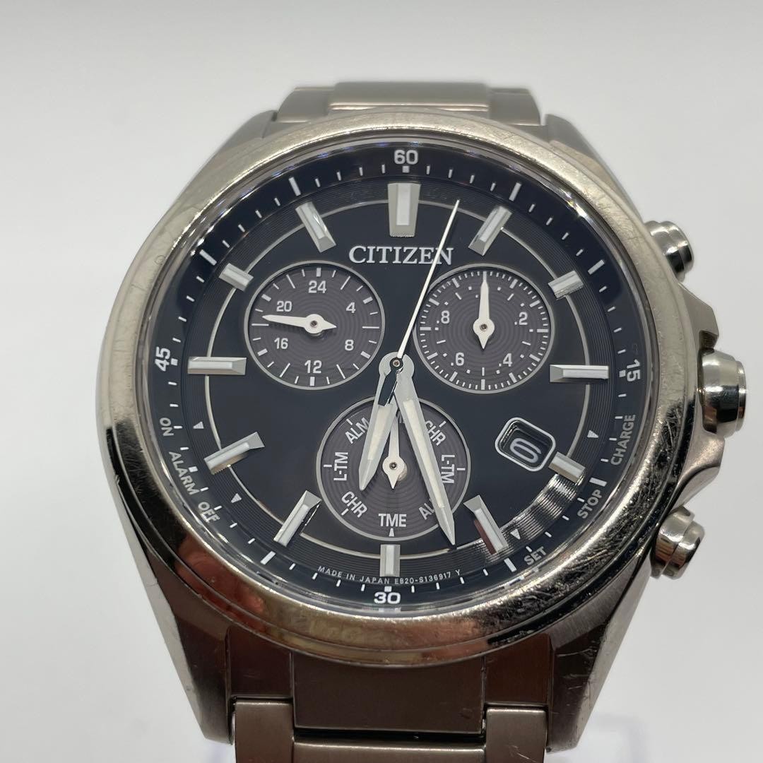 Citizen Attesa Chronograph Quartz Eco-Drive Stainless Steel wrist 18.0cm/7.1in