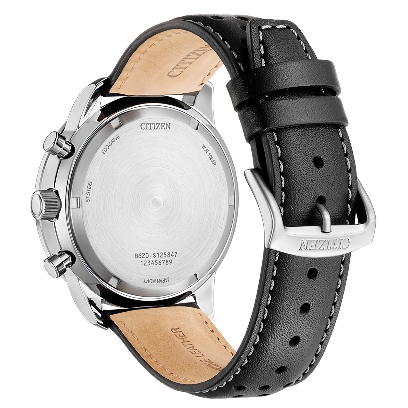 CITIZEN CA4500-32A Eco-Drive White Dial Date Display Chronograph Men’s Watch