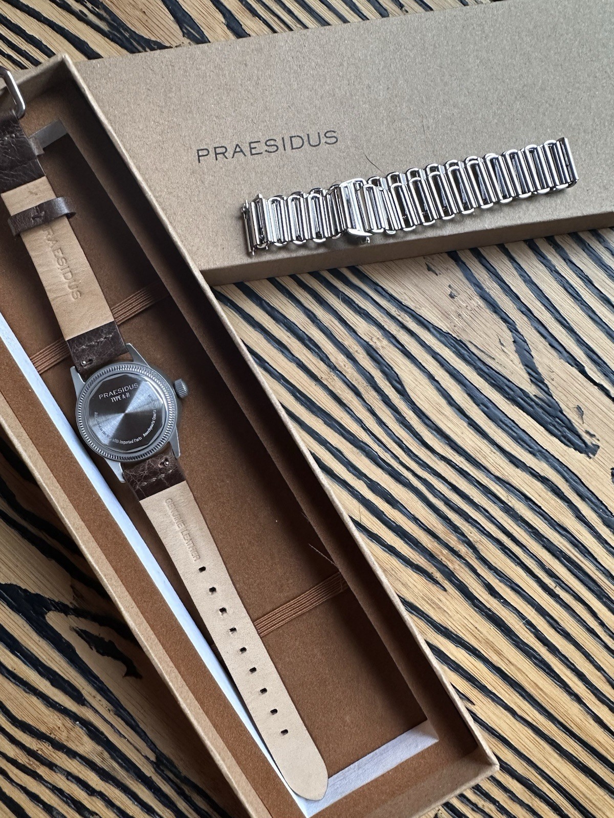 WW II Military Reissue Praesidus A-11 Watch + Trench bracelet