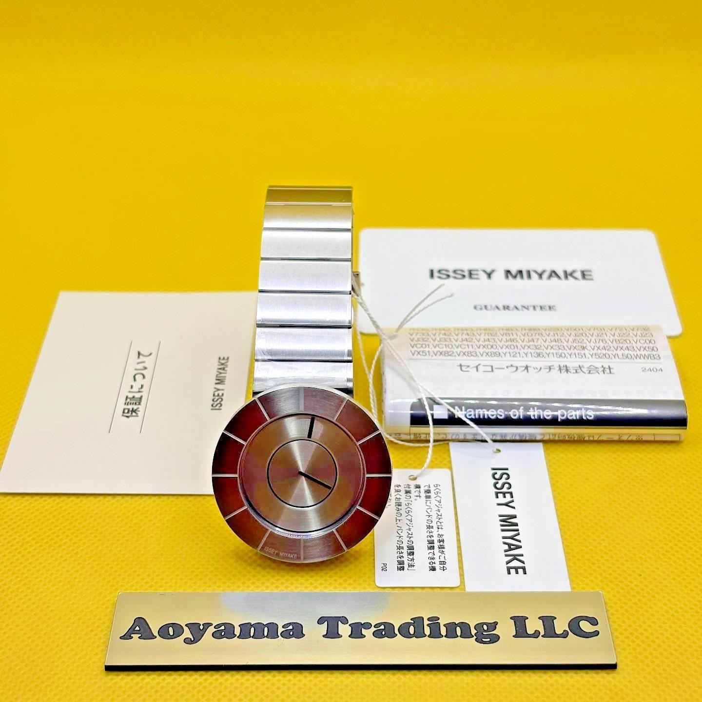 ISSEY MIYAKE NY0N001 Silver Men Watch Bracelet Type New in Box from Japan??