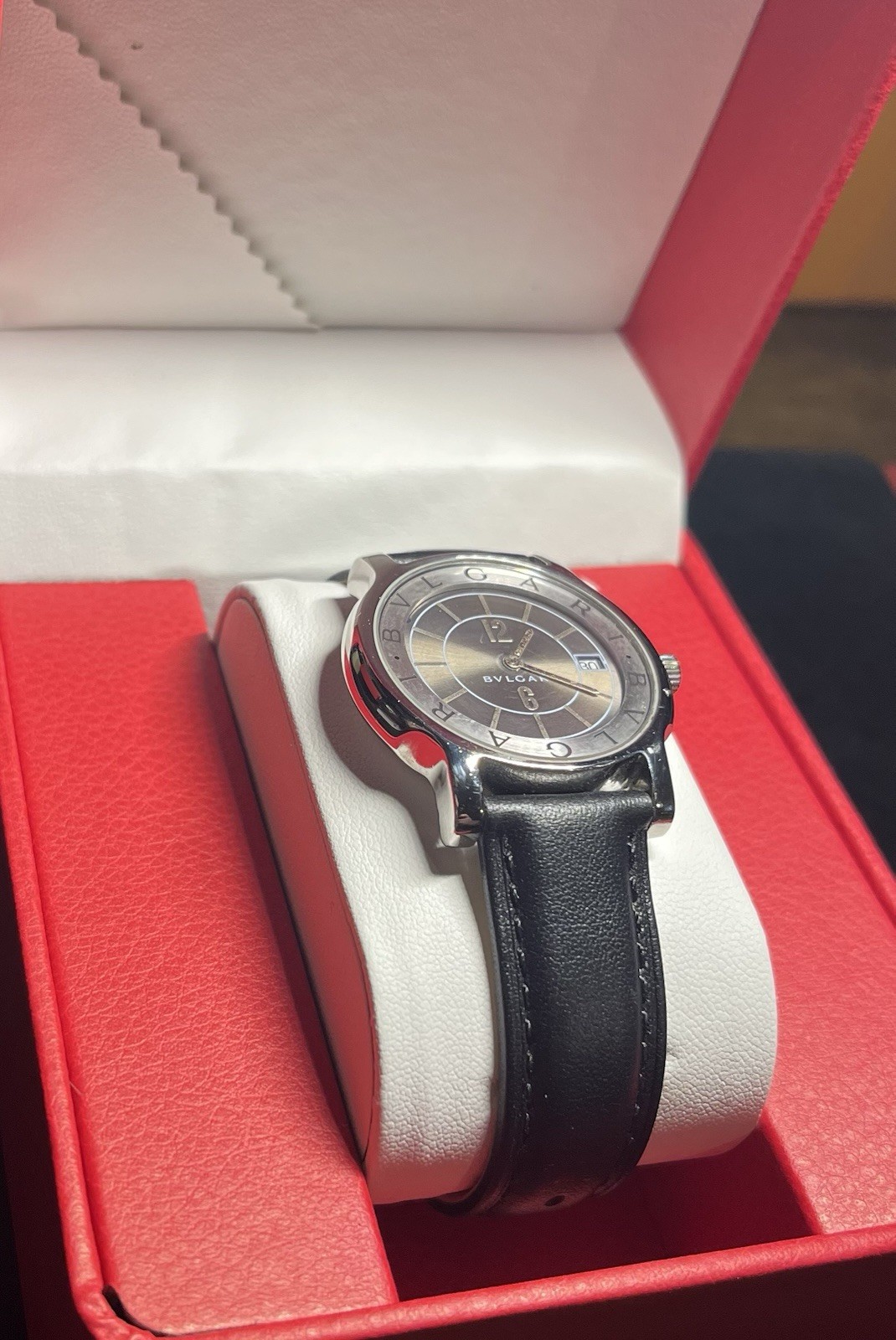Bvlgari Solotempo-unisex Watch-35mm-stainless steel-silver dial-
