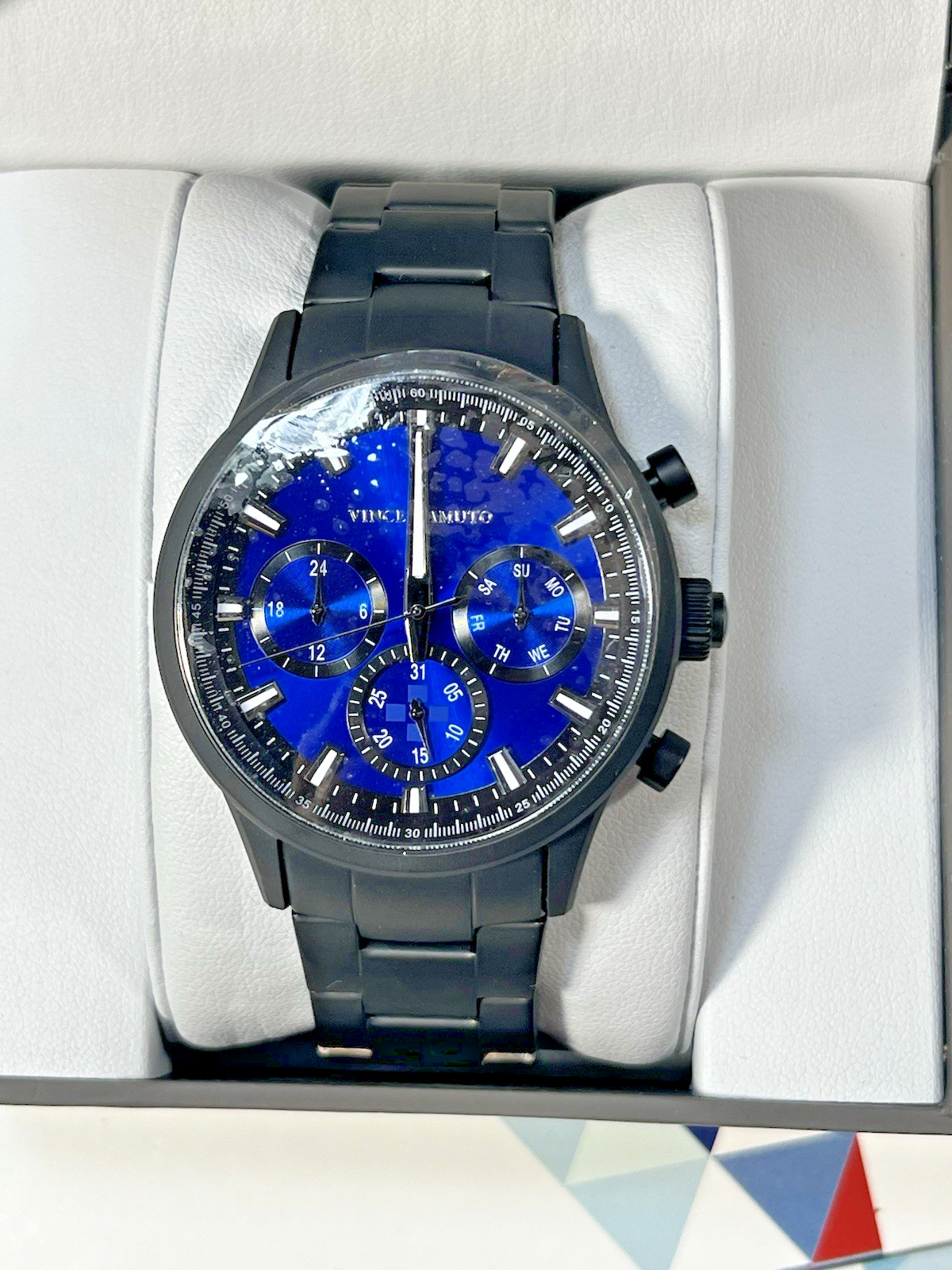 Vince Camuto Men’s Quartz Watch VC/8002BLDGBL Stainless Steel