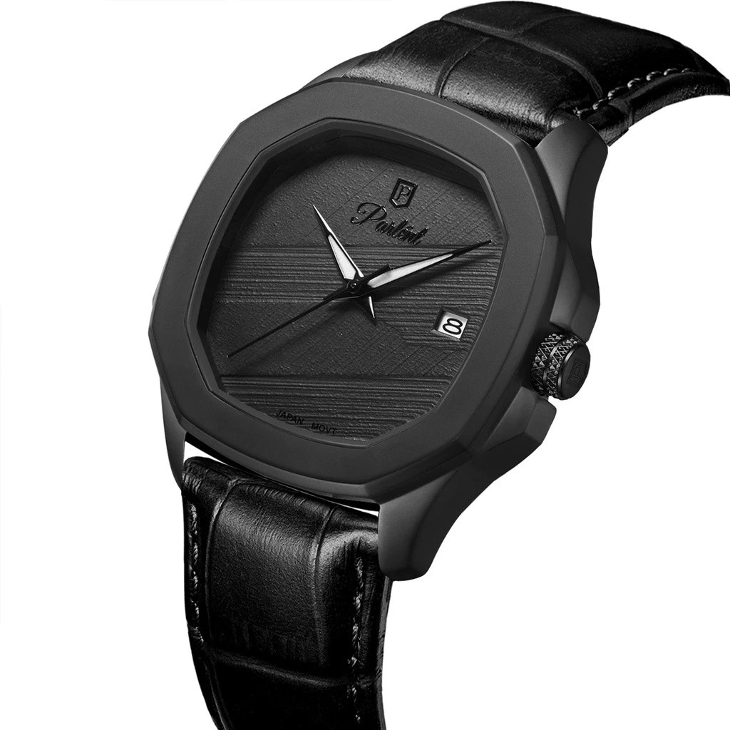 Parlent Gallant Graphite Men’s Watch 42mm, 5ATM (50M) Stainless Steel