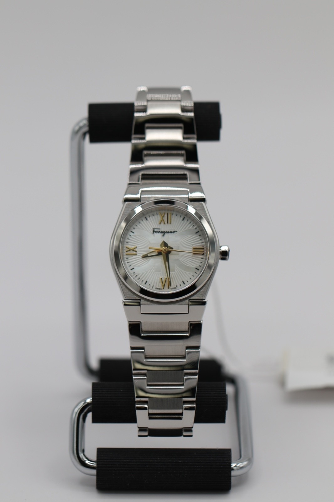 Ferragamo Women’s SFYG00121 Vega Pair Quartz Stainless Steel Swiss Watch