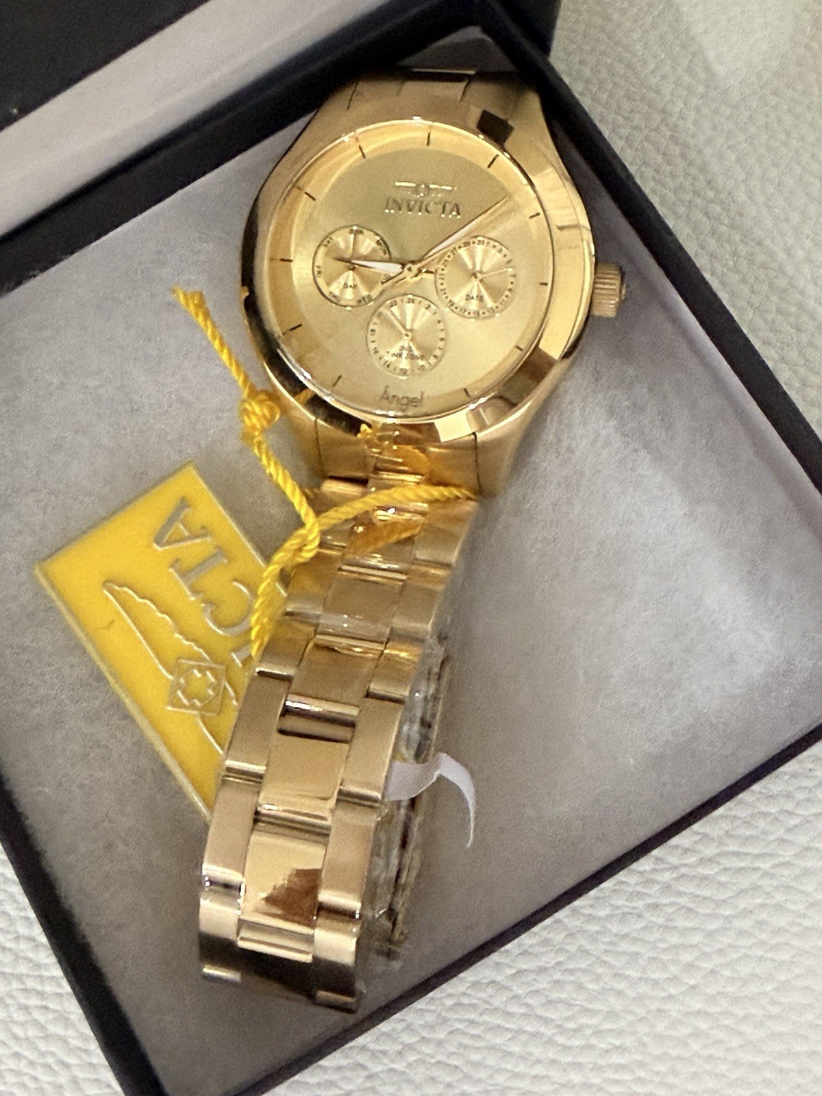 Invicta Angel Women’s Gold-Tone Dial Quartz Watch 12466