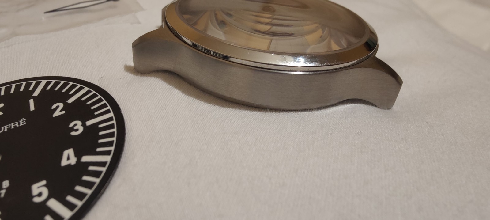 RARE DEBAUFRE Nav B 6497 Dial, Case, Hands, Crown. Brand New PARTS ONLY