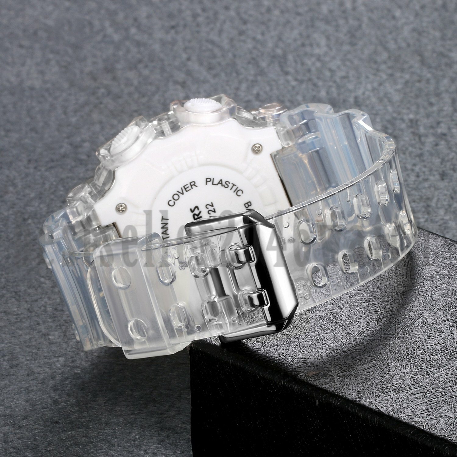 Sports Multi-function LED Display Square Dial Electronic Wrist Watch Women Men