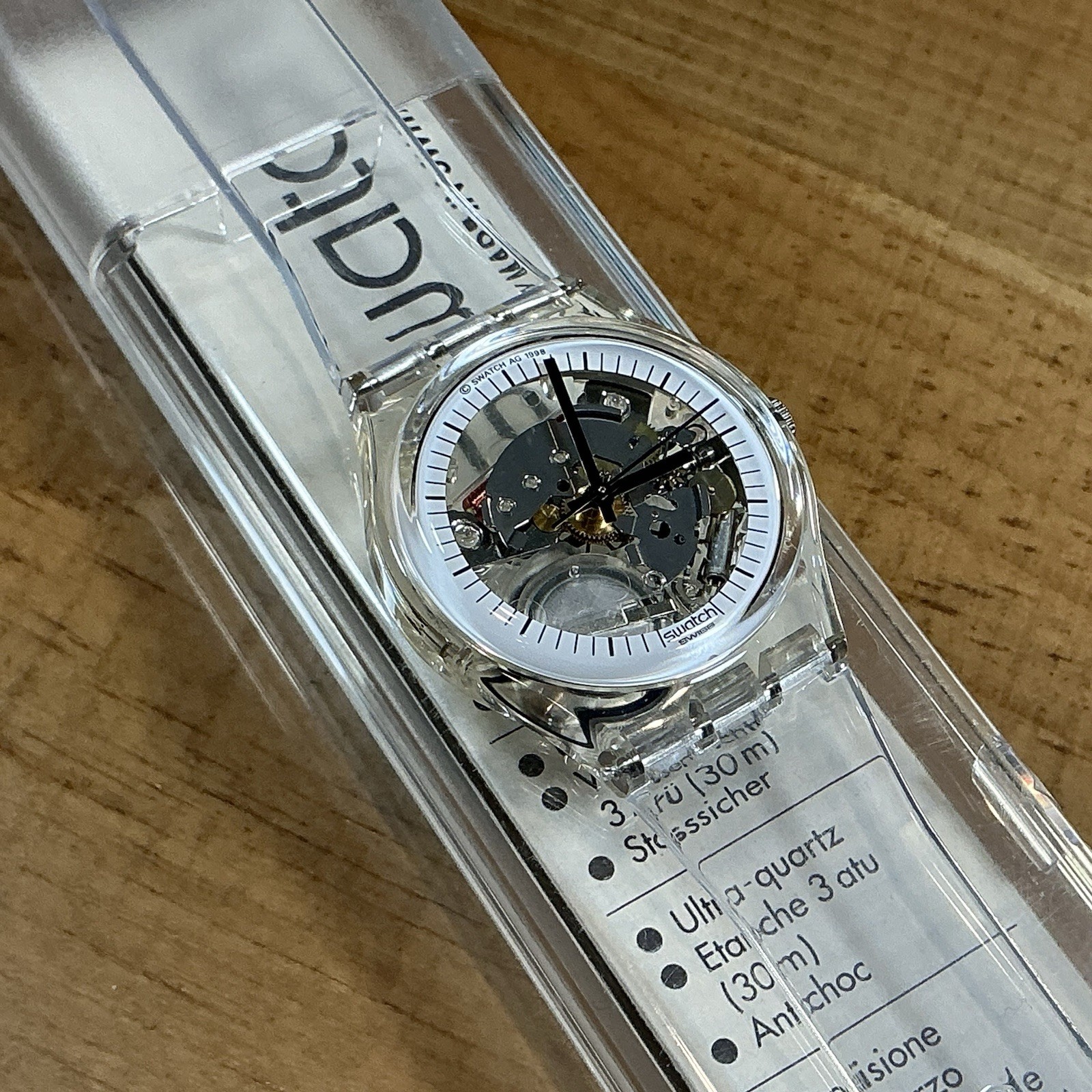 1998 JELLY FISH STYLE – SEE THRU – CLEAR [ NOS ] 34mm
