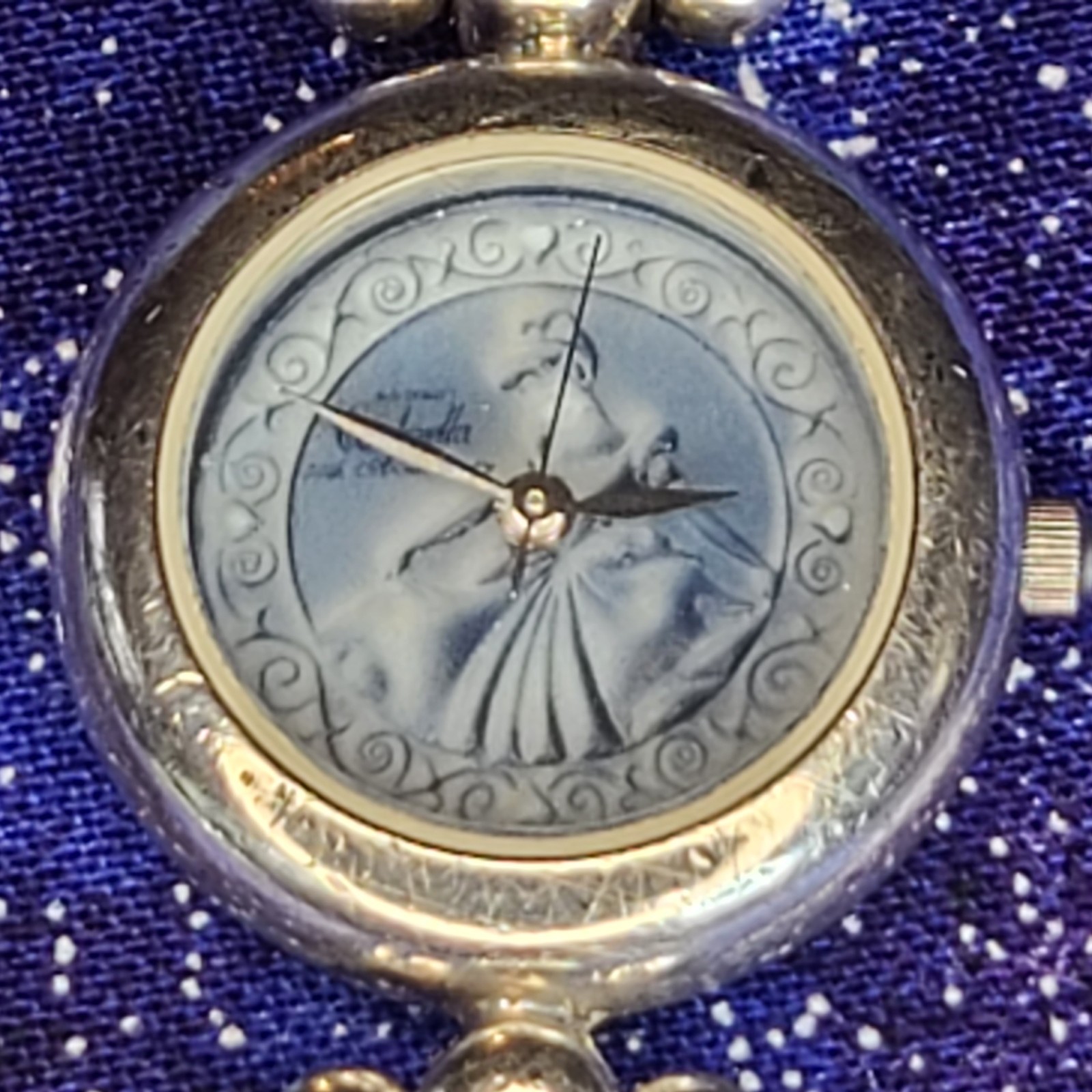 Disney Cinderella 50th Fossil Watch Sterling Silver LE Box Ready To Wear Video