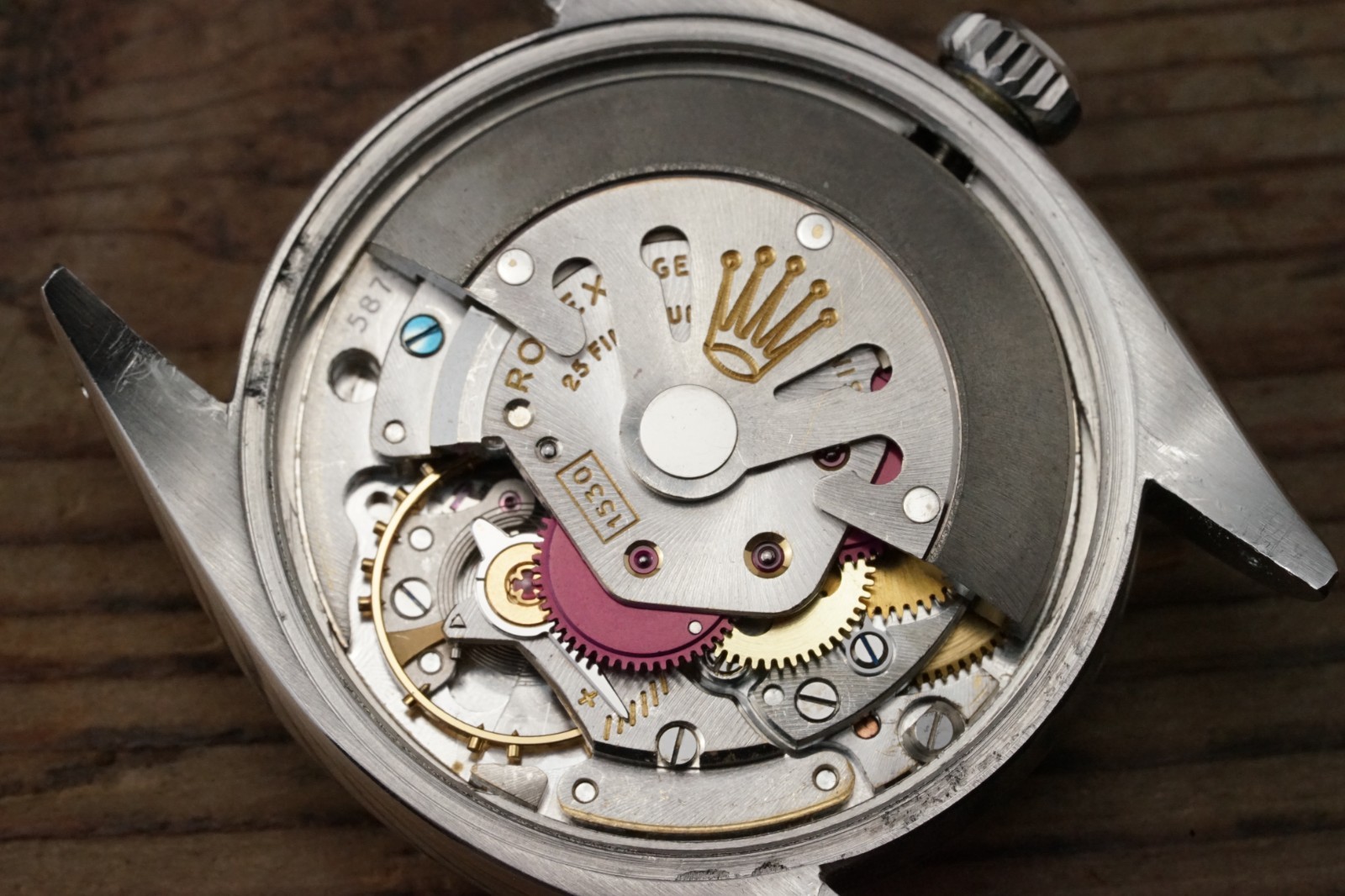c.1960 Serviced ROLEX Vintage Air-King-Date 5700 34mm cal.1530 #1541