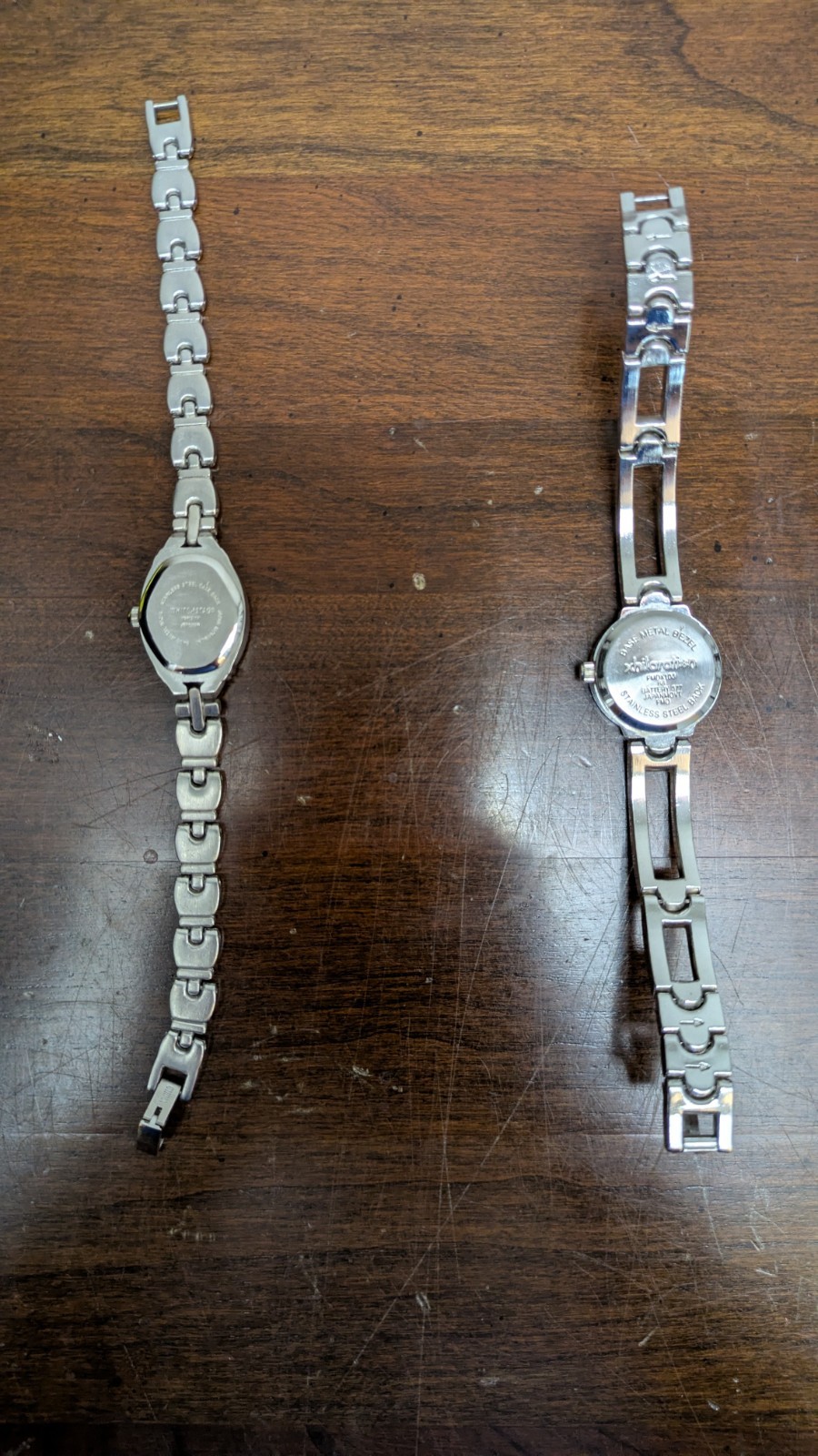 White Stag & Xhilaration Women’s Silver Stainless Steel Quartz Wristwatches