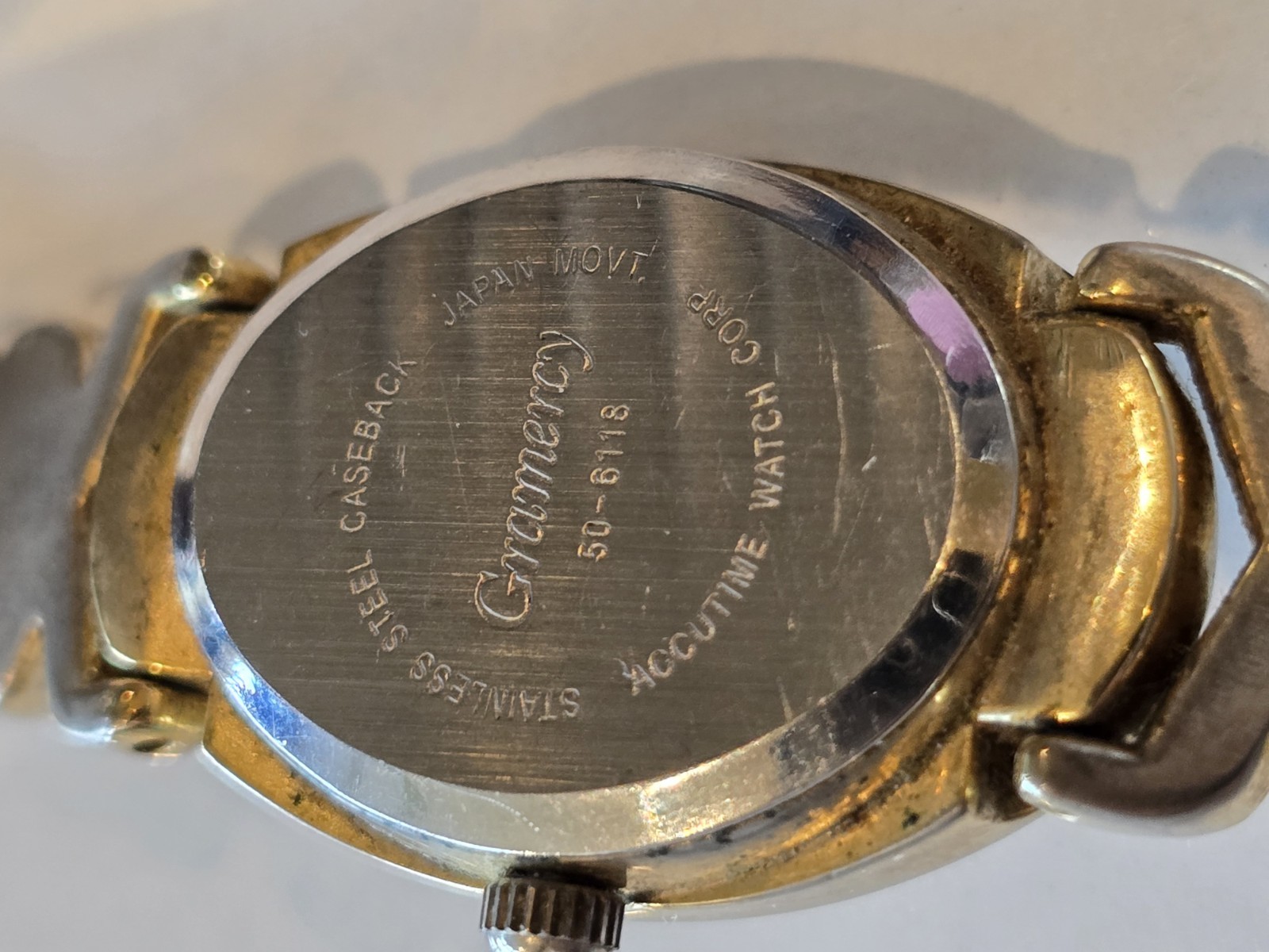 Running Gramercy Women’s Quartz Watch Stretch Band Faux Moonstone Rhinestone