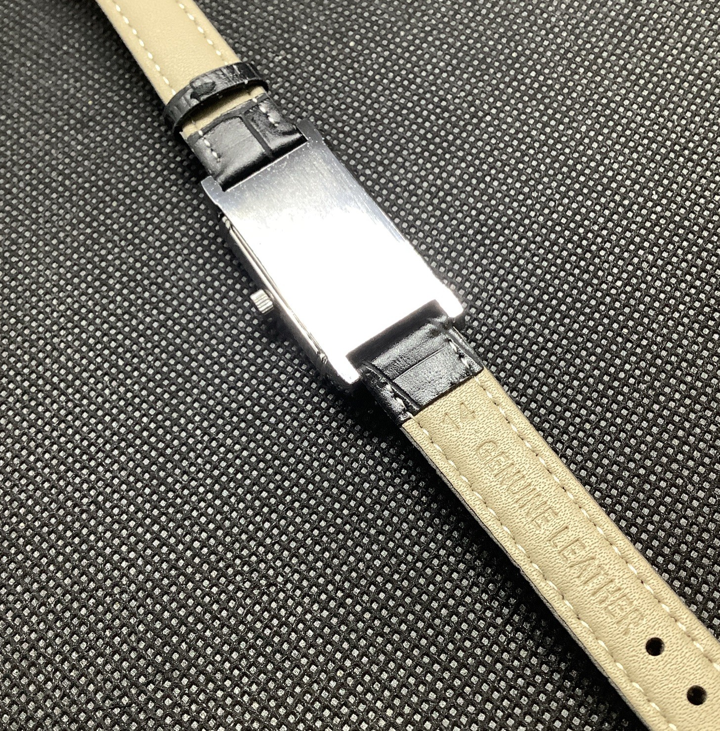 Vintage Reverso Style Quartz Flip Dress Watch Square Slide Old Money 21mm Men