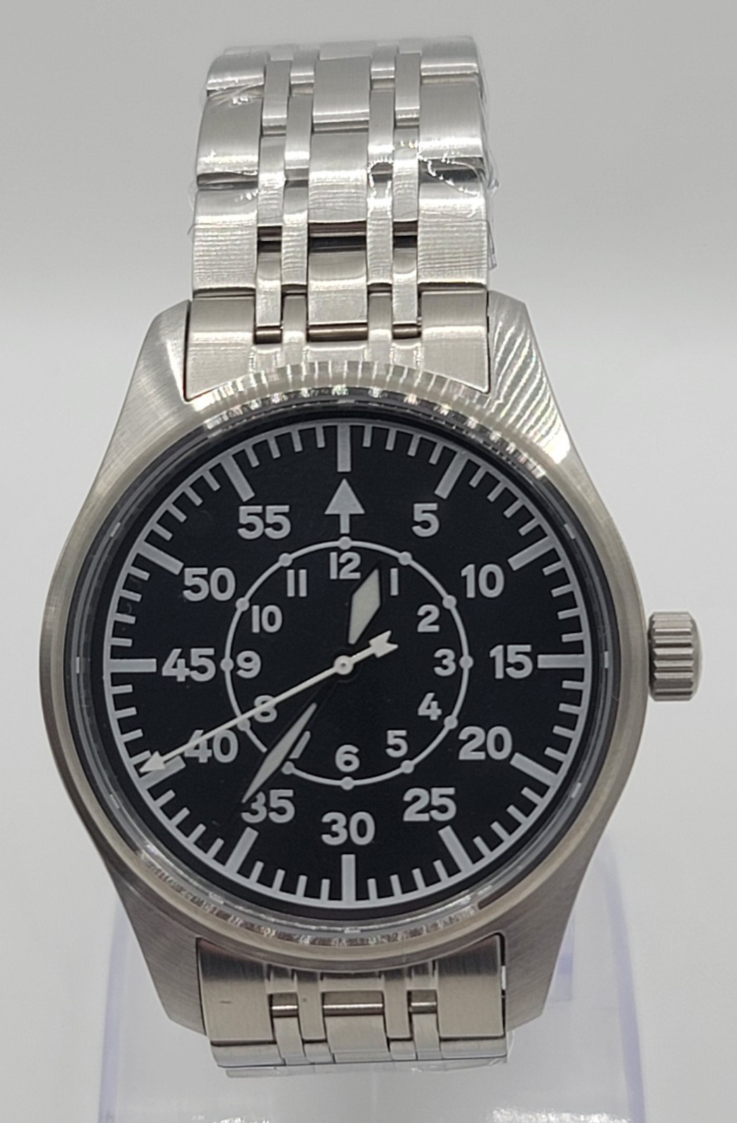 AIMIMO DESIGN VH31 Quartz Pilot Watch 40mm Sapphire Bonus Black Nato Band