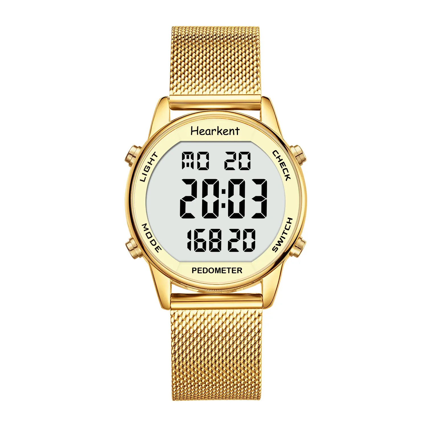 Hearkent Pedometer Watch Women’s Digital Step Counter Waterproof Running Walking