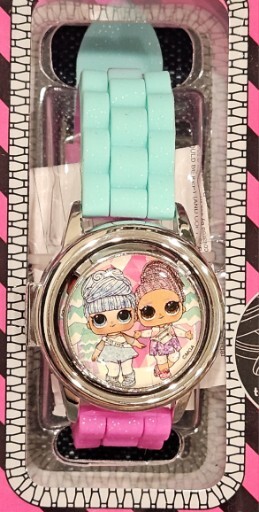 LOL Suprise Kids Digital Spinner Flip Cover Open Top Watch Silicone NEW