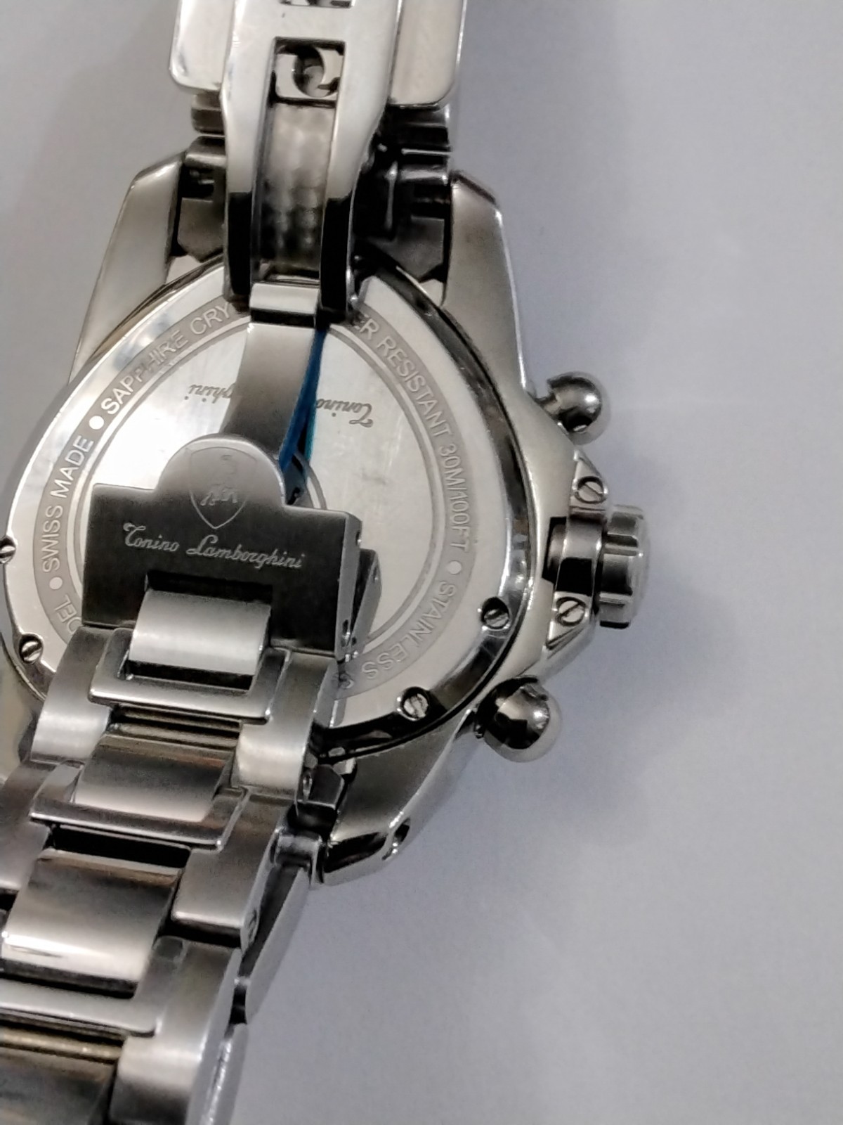 Tonino Lamborghini Corsalll Swiss M Chronograph Men’s Watch Sapphire Crystal 30M