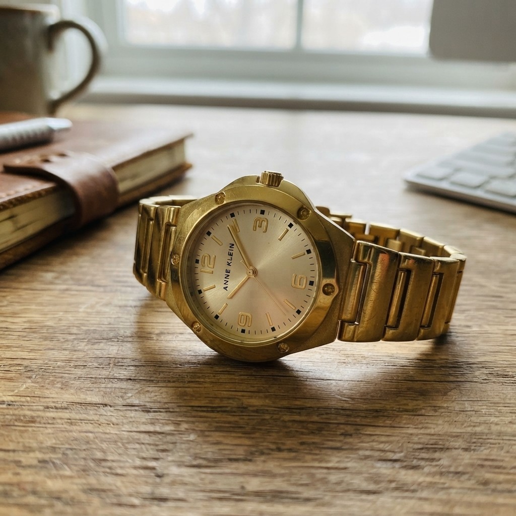 Elegant Gold Women’s Bracelet Watch – Water-Resistant & Stylish Quartz Timepiece