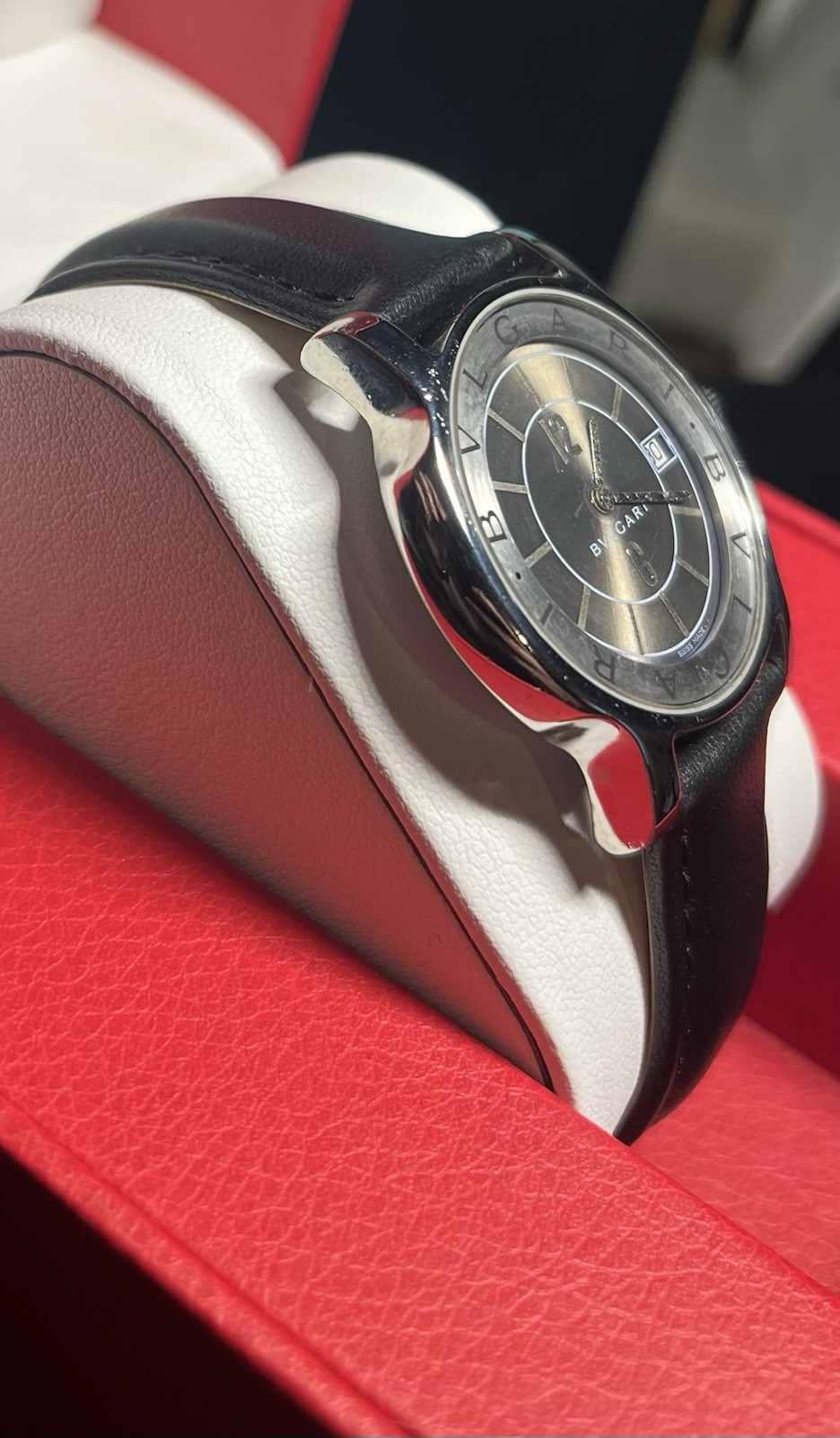 Bvlgari Solotempo-unisex Watch-35mm-stainless steel-silver dial-