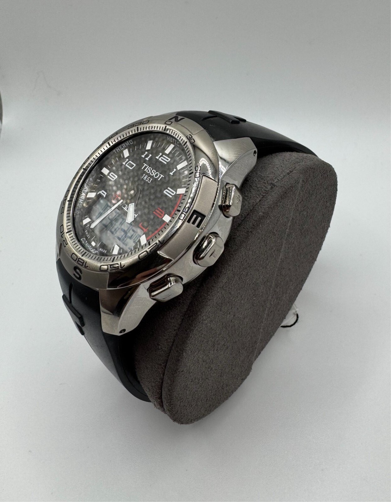 Tissot T-Touch II Titanium Black Rubber Band Men’s Watch T0474204720700