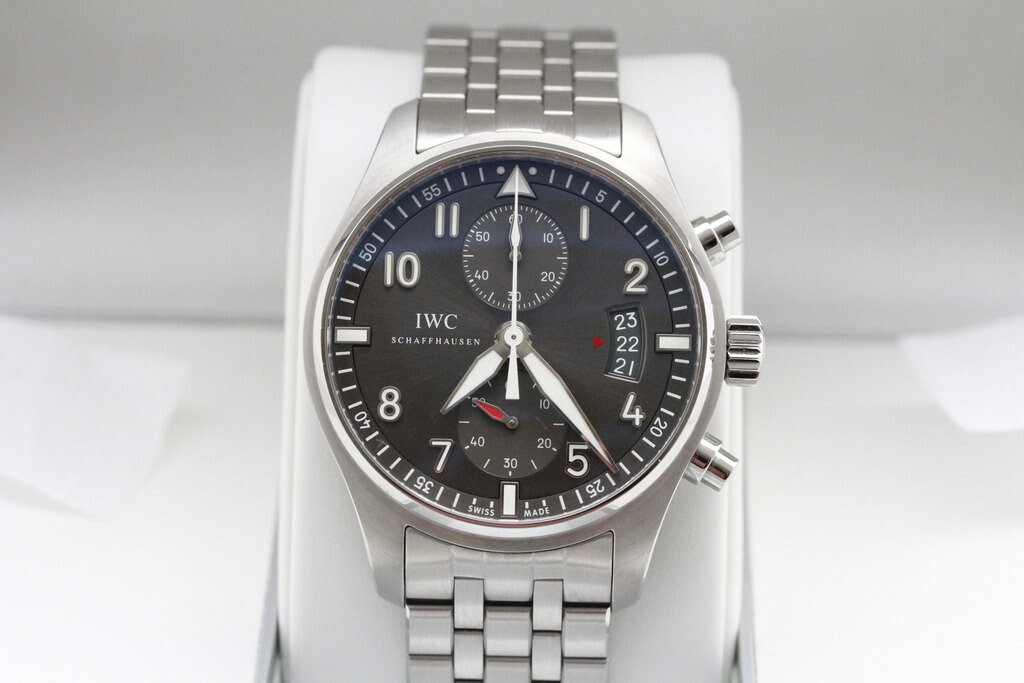 IWC Pilots Spitfire «Ardoise» Chronograph Flyback Automatic SS 43mm IW387804