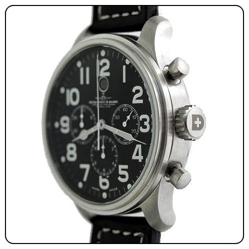 Pilot Oversized XL-Flieger-Chronograph. “Tri-Compax Horizontal.”