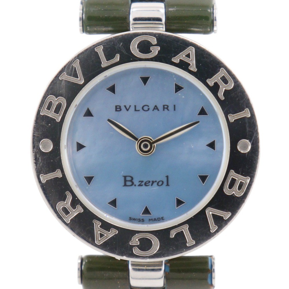 BVLGARI Bzero1 Watches BZ22S Blue shellDial Stainless Steel Quartz Analog …