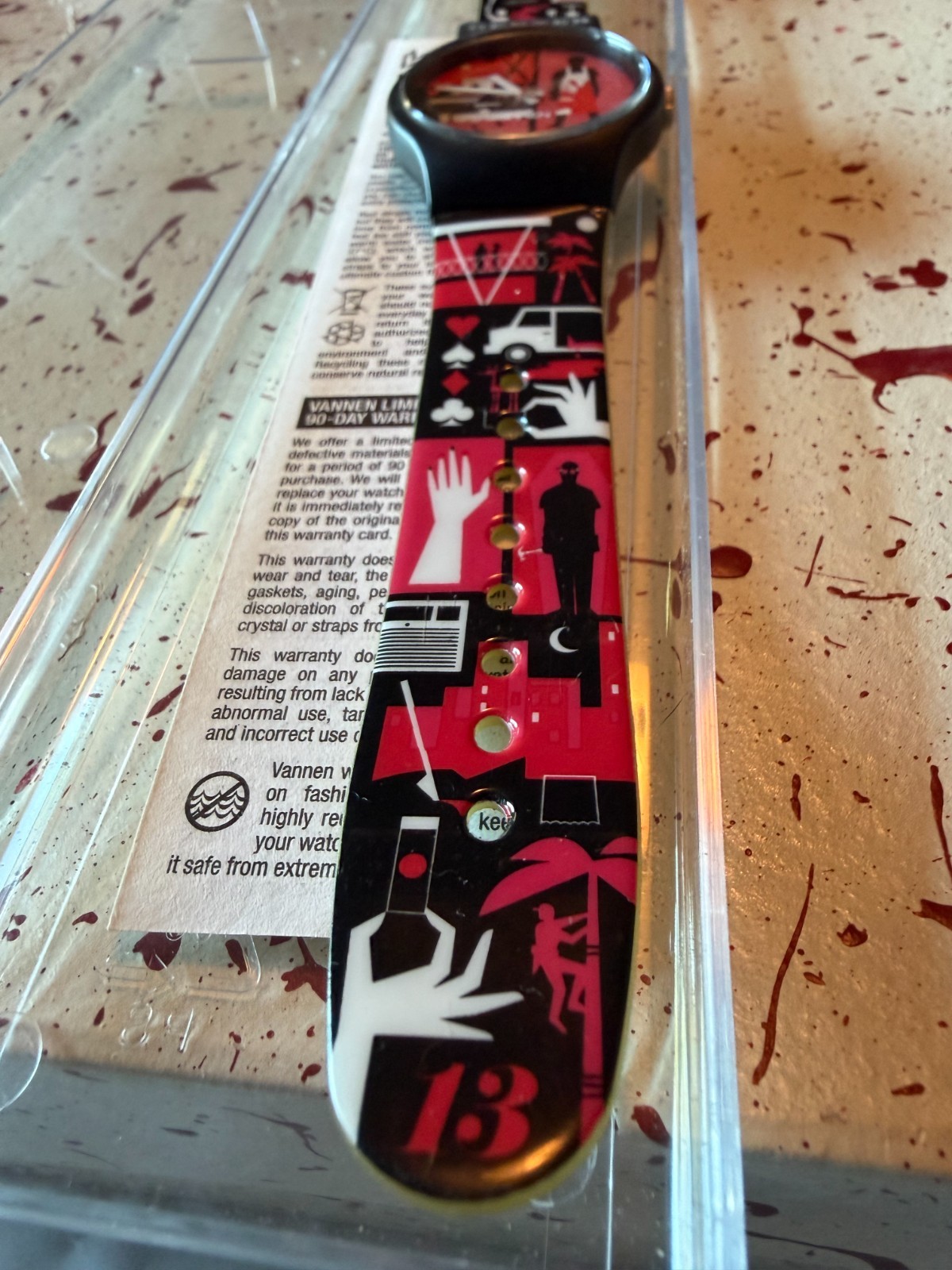Dexter Series Vannen Watch – 2013 Dark Pasenger Artist Signed Box Never Worn