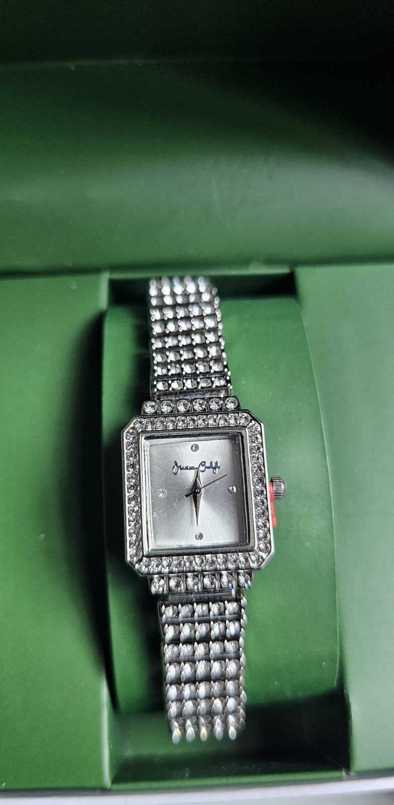 Jessica Carlyle women’s wristwatch featuring a square