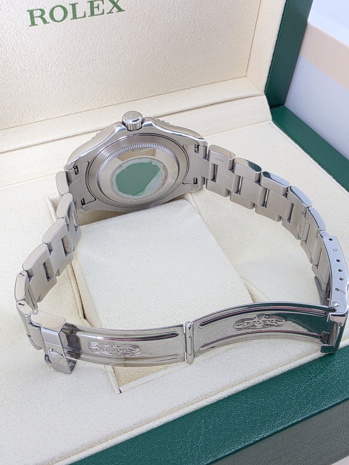 Rolex Yacht-Master 40 16622 Platinum Dial Bezel Full Set Papers 2014 Full Links