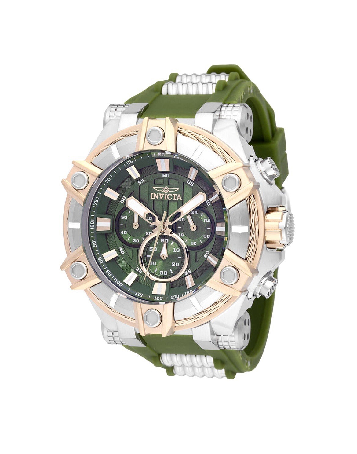 Invicta Bolt Surge Men’s Watch – 52mm, Olive Green, Steel (49809)